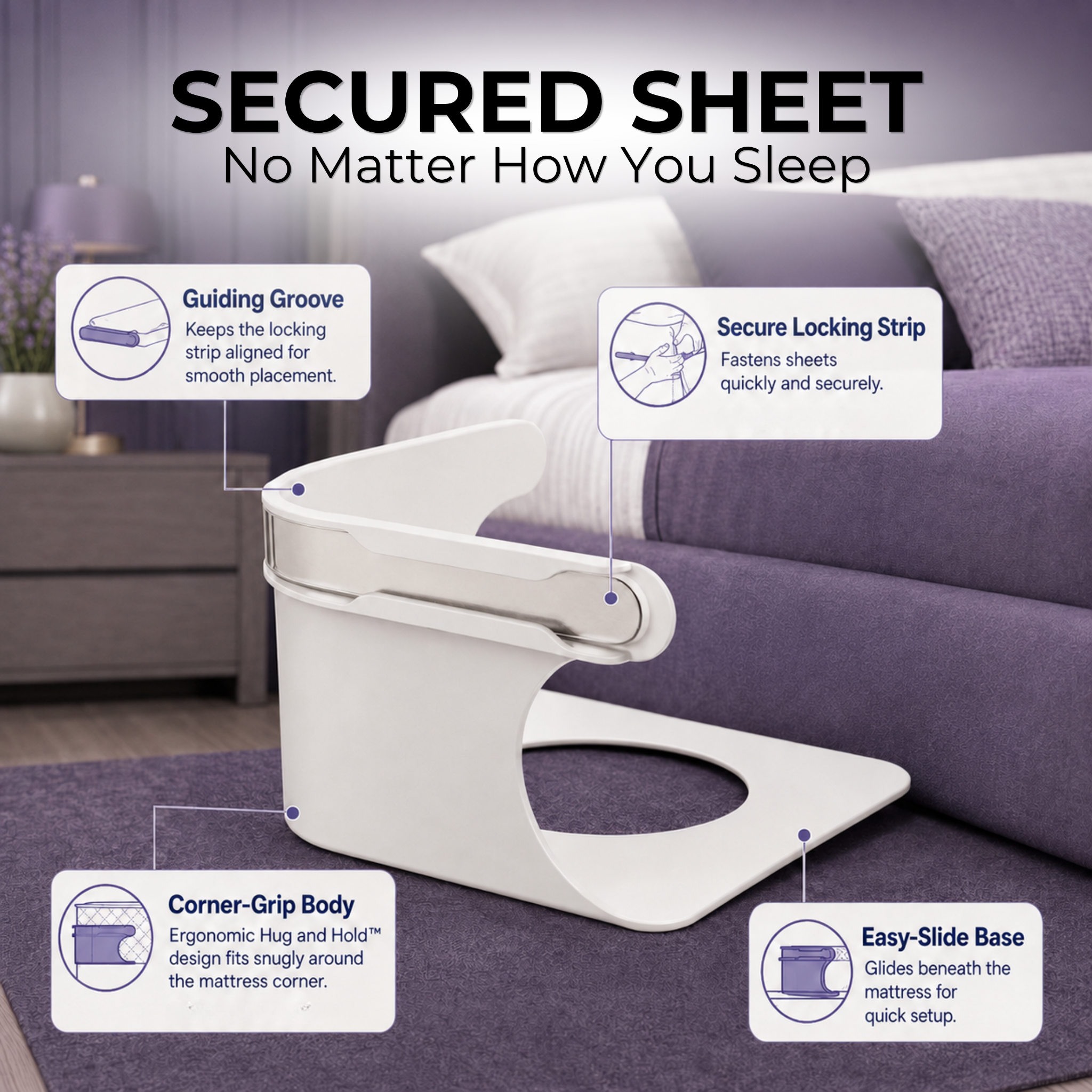Sheet holder construction and design features