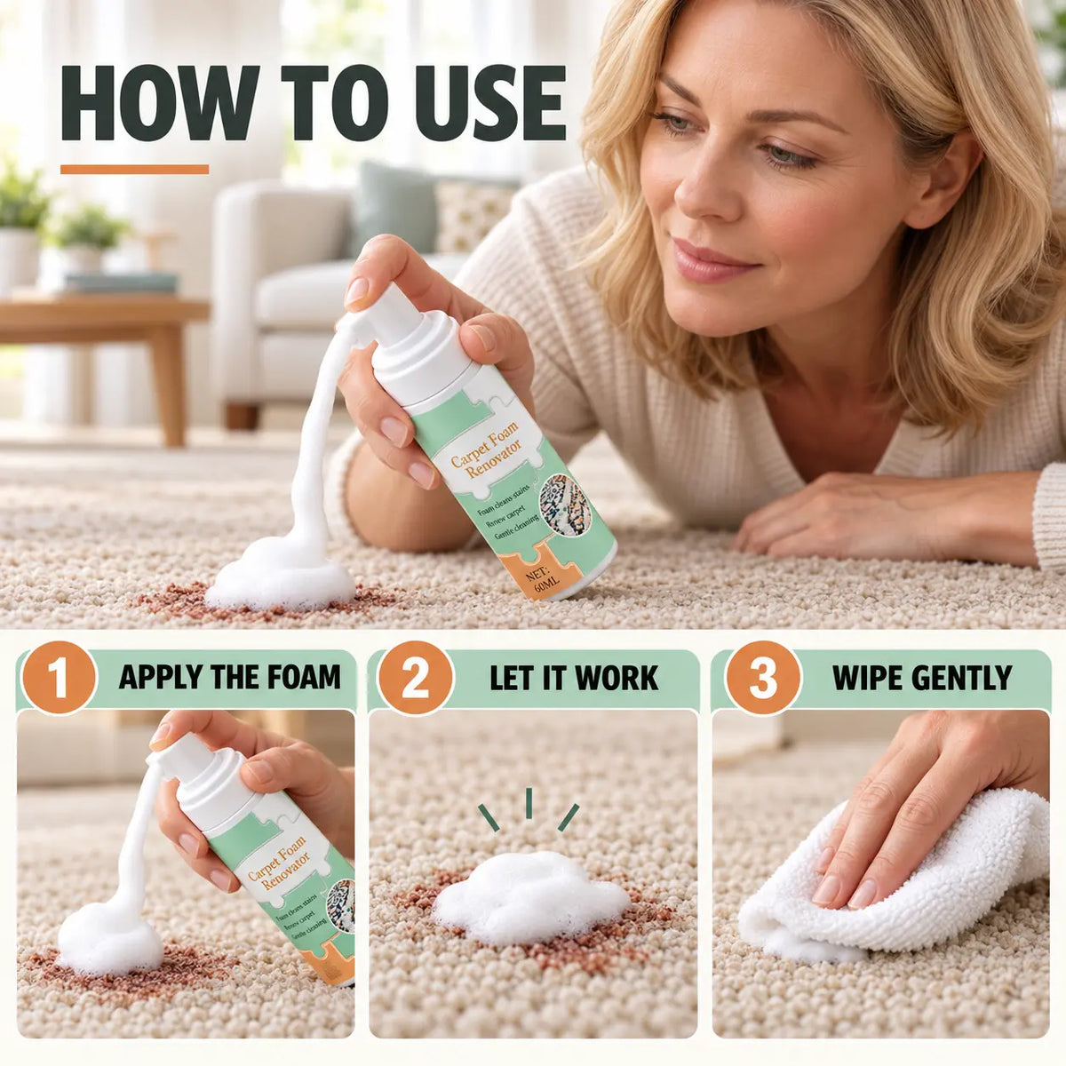 Carpet Cleaning Foam