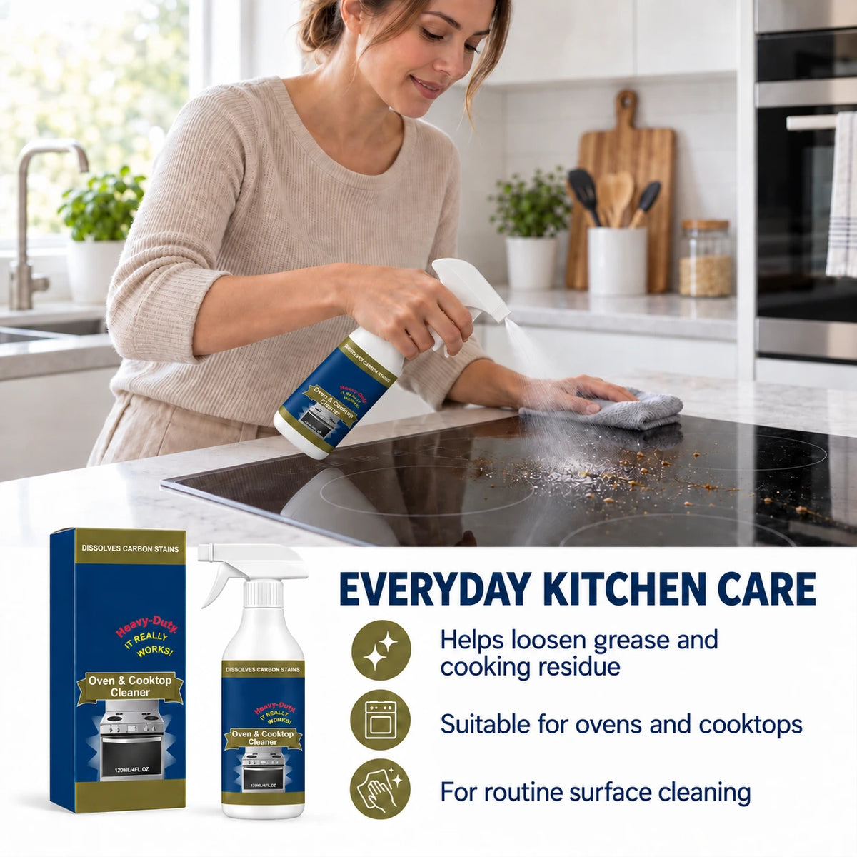 Oven and Cooktop Cleaning Spray - 120 ml