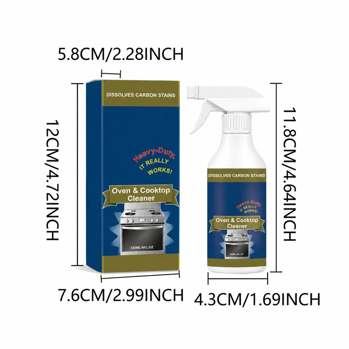 Oven and Cooktop Cleaning Spray - 120 ml